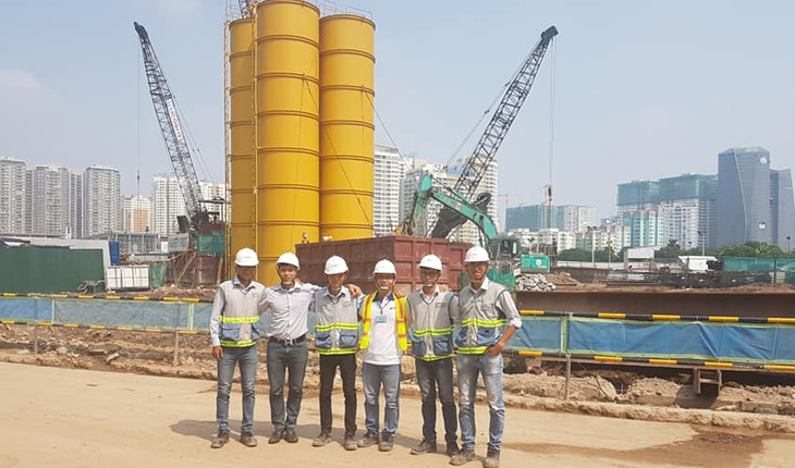 Huấn luyện tại dự án D'.Capitale của nhà thầu Coteccons